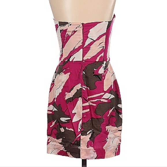 French Connection Strapless Mini Cocktail Dress with Pockets size 0 - Picture 4 of 11
